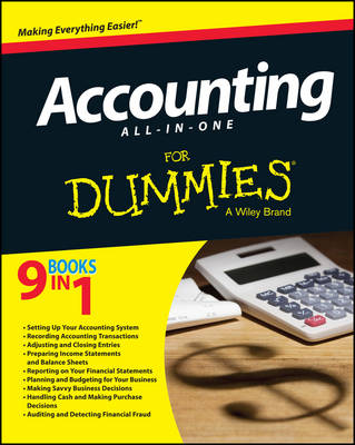Book cover for Accounting All-in-One For Dummies