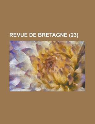 Book cover for Revue de Bretagne (23)