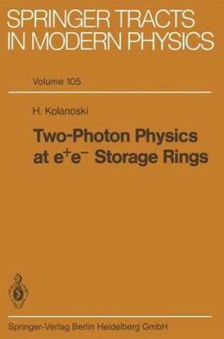 Cover of Two-Photon Physics at e+ e- Storage Rings