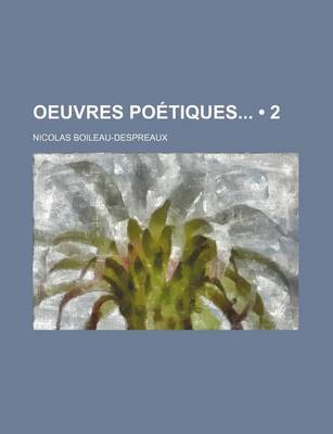 Book cover for Oeuvres Poetiques (2)