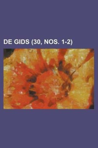 Cover of de Gids (30, Nos. 1-2)