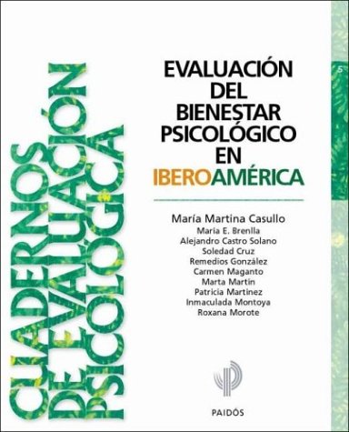 Book cover for Evaluacion del Bienestar Psicologico En Iberoamerica