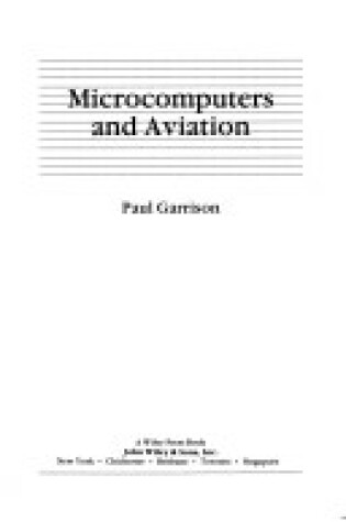 Cover of Microcomputers and Aviation