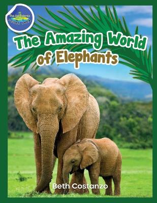 Book cover for Elephants Activity Workbook for Kids ages 4-8!