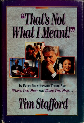 Book cover for That's Not What I Meant