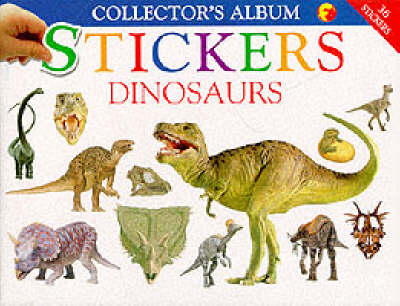 Book cover for Sticker Collectors Album - Dinosaurs