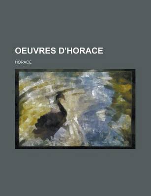 Book cover for Oeuvres D'Horace