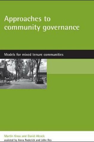 Cover of Approaches to Community Governance