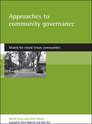 Book cover for Approaches to Community Governance