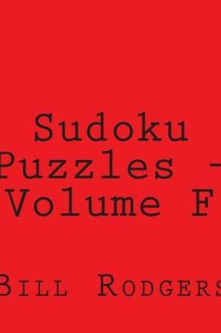 Cover of Sudoku Puzzles - Volume F