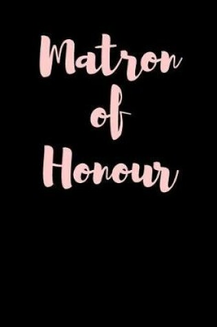 Cover of Matron of Honour