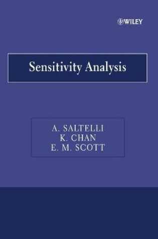 Cover of Sensitivity Analysis