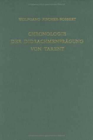 Cover of Chronologie Der Didrachmenpragung Von Tarent