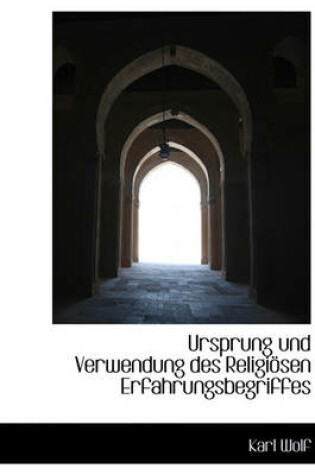 Cover of Ursprung Und Verwendung Des Religiosen Erfahrungsbegriffes