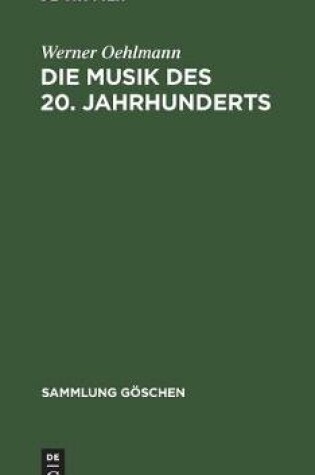 Cover of Die Musik des 20. Jahrhunderts