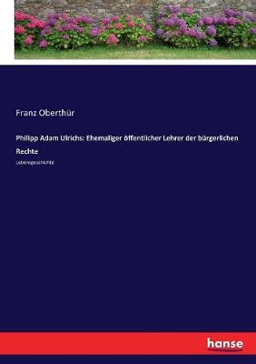 Book cover for Philipp Adam Ulrichs