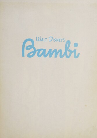 Book cover for Walt Disney's Bambi