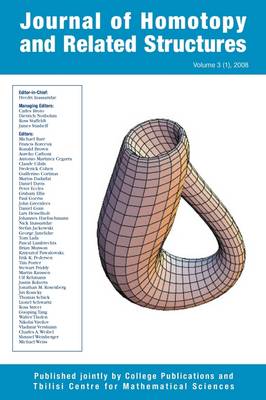 Cover of Journal of Homotopy and Related Structures