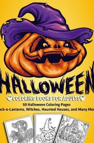 Cover of Halloween Coloring Books for Adults