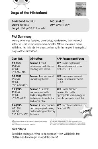 Cover of BC Red (KS2) +/6C Dogs of the Hinterland Guided Reading Card