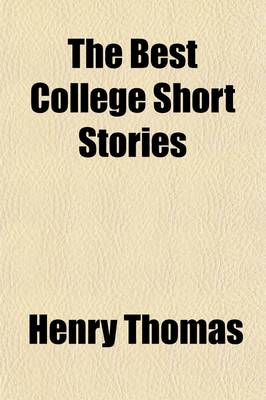 Book cover for The Best College Short Stories; 191718-