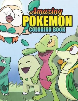 Book cover for Amazing pokemon coloring book