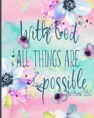 Book cover for With God all things are possible Matthew 19