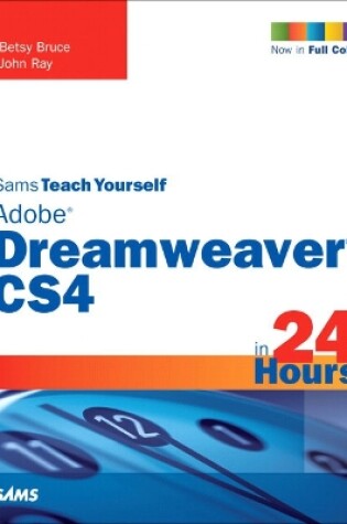 Cover of Sams Teach Yourself Adobe Dreamweaver CS4 in 24 Hours