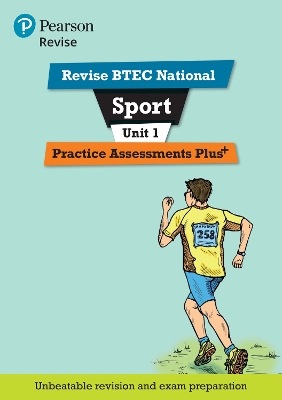 Cover of Pearson REVISE BTEC National Sport Practice Assessments Plus U1