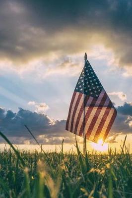 Book cover for A Sunlit American Flag in a Field United States Journal