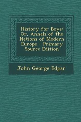 Cover of History for Boys
