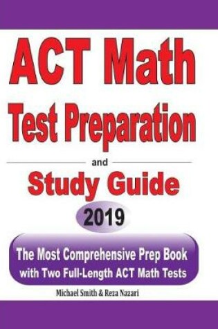 Cover of ACT Math Test Preparation and study guide