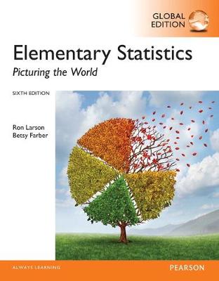 Book cover for NEW MyStatLab -- Access Card -- for Elementary Statistics: Picturing the World, Global Edition