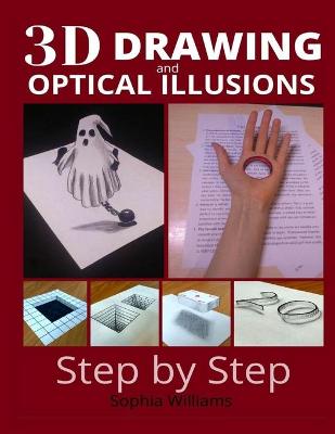 Book cover for 3d drawing and optical illusions