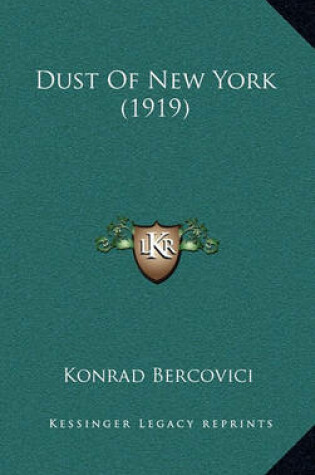 Cover of Dust of New York (1919)