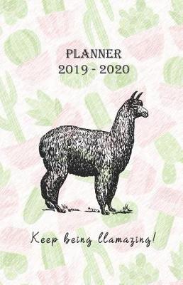 Book cover for Planner 2019 - 2020 Keep being llamazing!