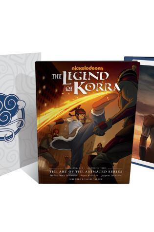 Cover of The Legend of Korra: The Art of the Animated Series--Book One: Air Deluxe Edition (Second Edition)