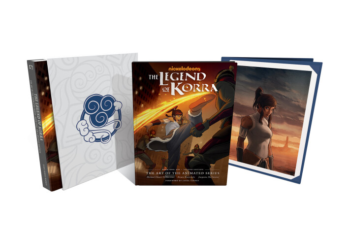 Book cover for The Legend of Korra: The Art of the Animated Series--Book One: Air Deluxe Edition (Second Edition)