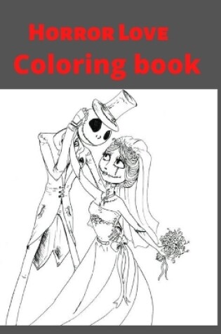 Cover of Horror Love Coloring book