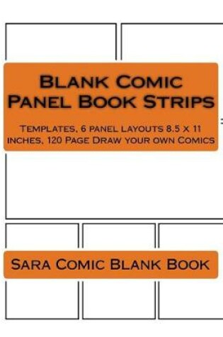 Cover of Blank Comic Panel Book Strips