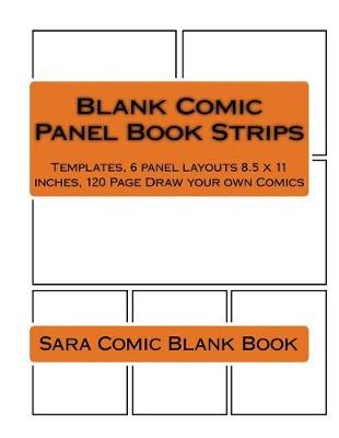 Cover of Blank Comic Panel Book Strips