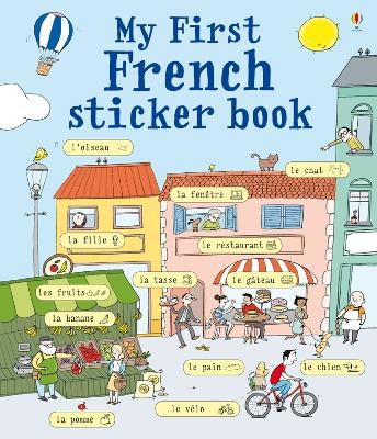 Book cover for My First French Sticker Book