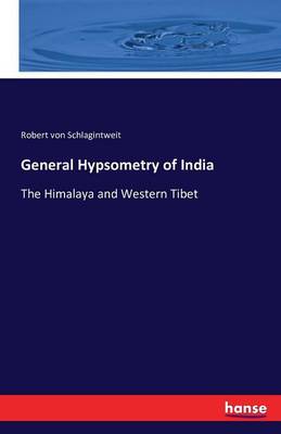 Book cover for General Hypsometry of India