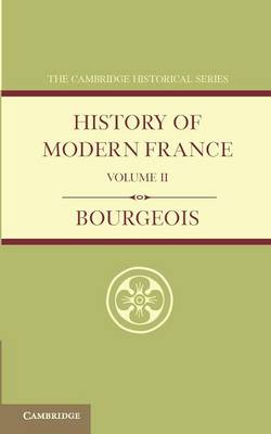 Book cover for History of Modern France: Volume 2, 1852-1913