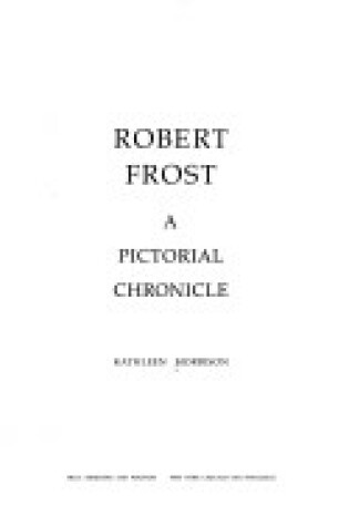 Cover of Robert Frost