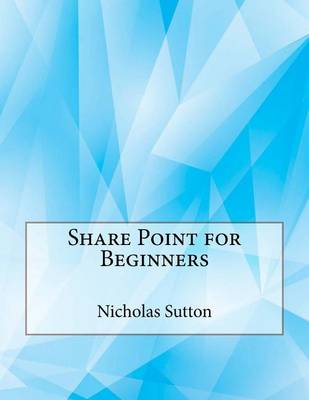 Book cover for Share Point for Beginners