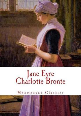 Book cover for Jane Eyre (Large Print - Mnemosyne Classics)