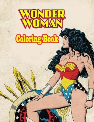 Book cover for Wonder Woman Coloring Book