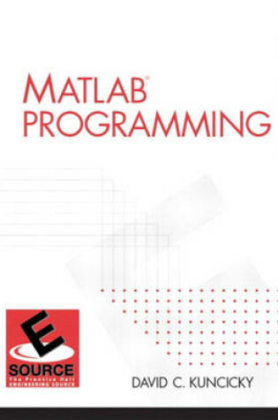 Cover of MATLAB Programming