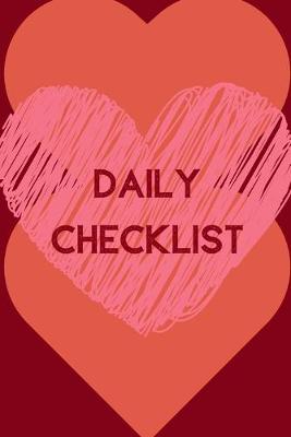 Book cover for Daily Checklist (6x9inch)
